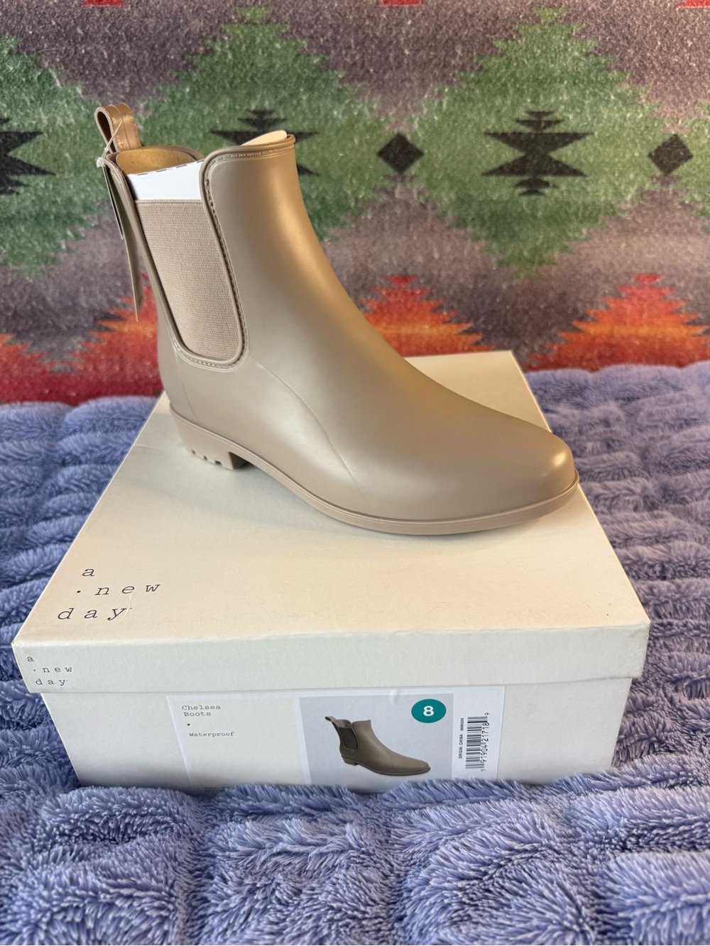 a new day Taupe Chelsea Rain Ankle Boot